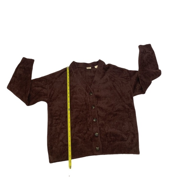 Levi’s Decadent Chocolate Gallery 5 Button Women’s Relaxed Fit Cardigan - Picture 10 of 11